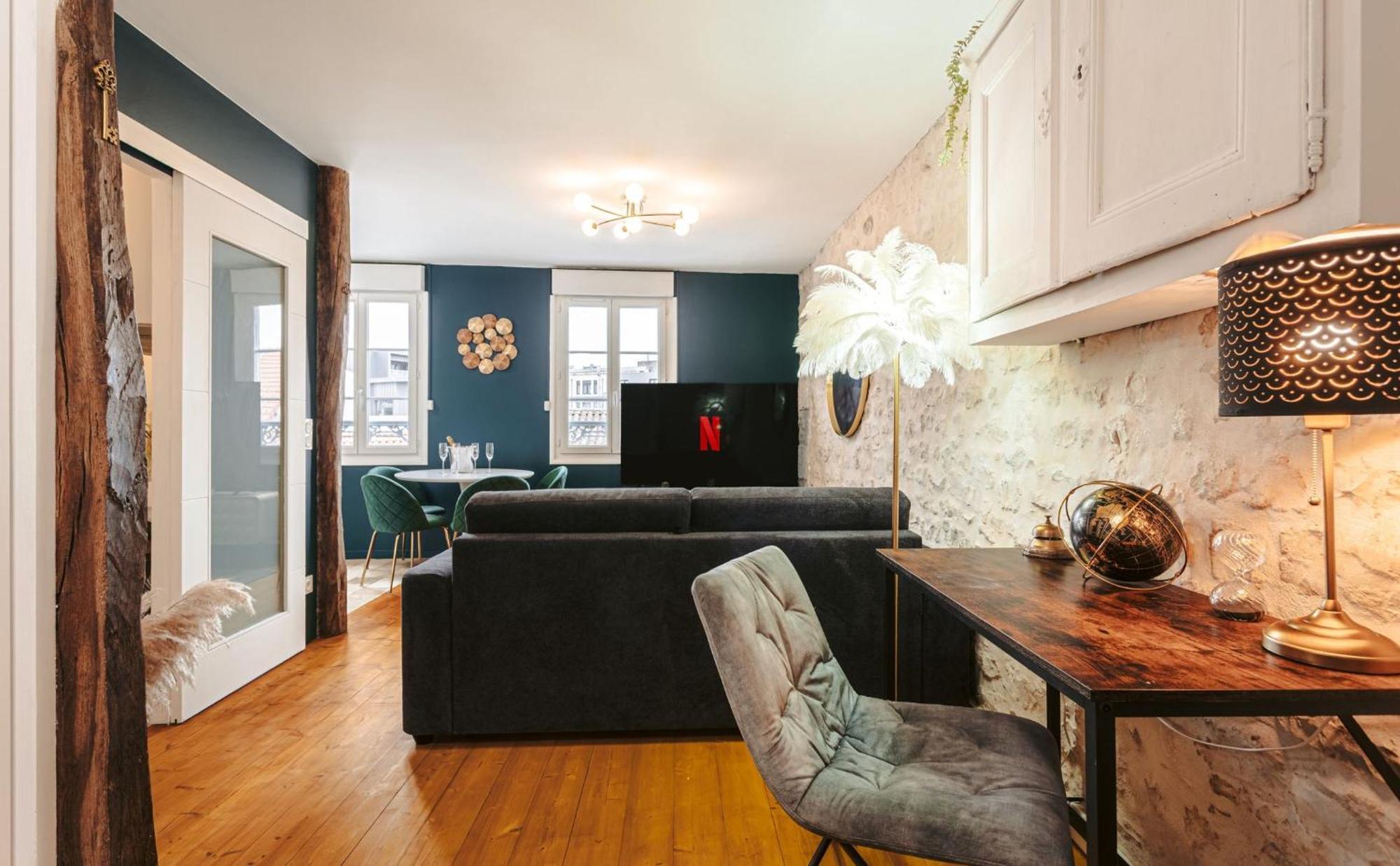 Gatsby - Elegant, Central, Fibre, Tv 4K, Netflix, Literie Confortable La Rochelle  Exteriör bild